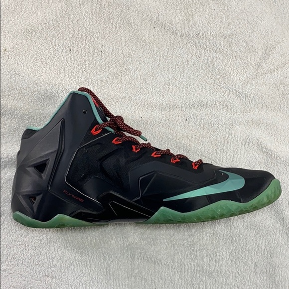 NIKE 616175-004 LEBRON JAMES X1 11 BLACK DIFFUSED - Picture 6 of 8